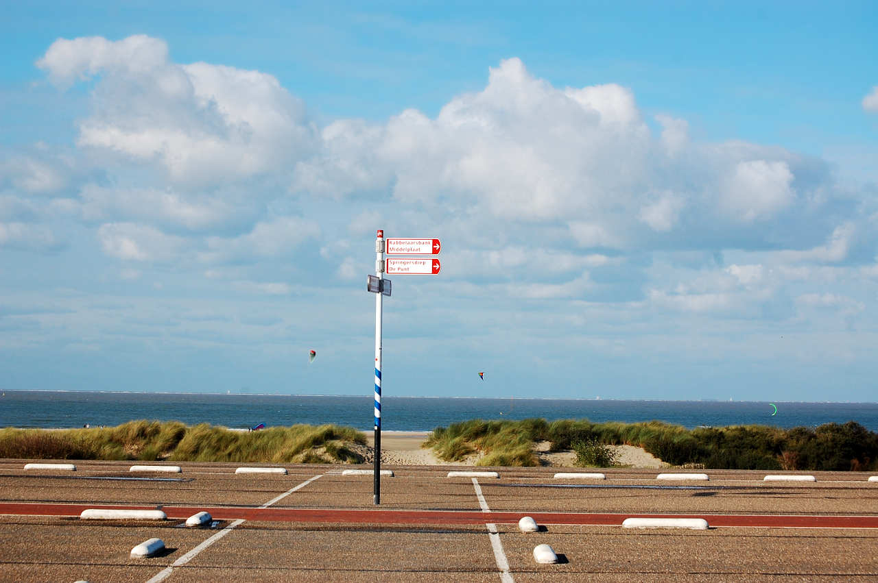 Fußweg auf dem Brouwersdam